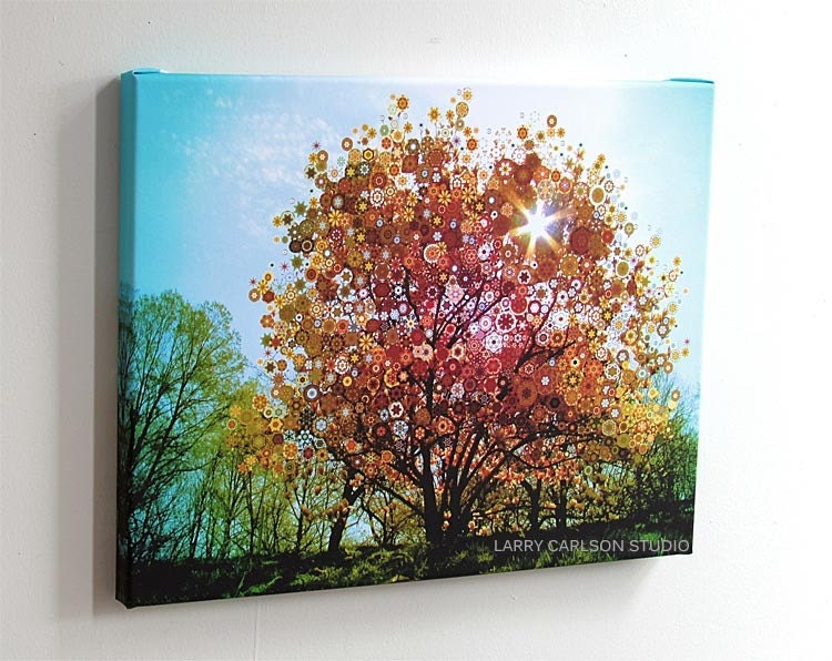 Splendid Sunburst ... yellow and red sunrise tree