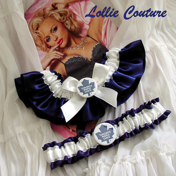 Toronto Maple Leafs - Wedding Garters - Maple Leafs