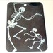 CO-415-Large Size Dancing Skeleton Tags Set of 6