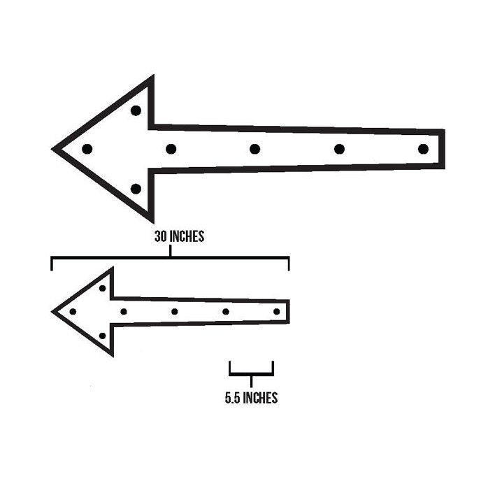 Arrow Marquee Light // Small