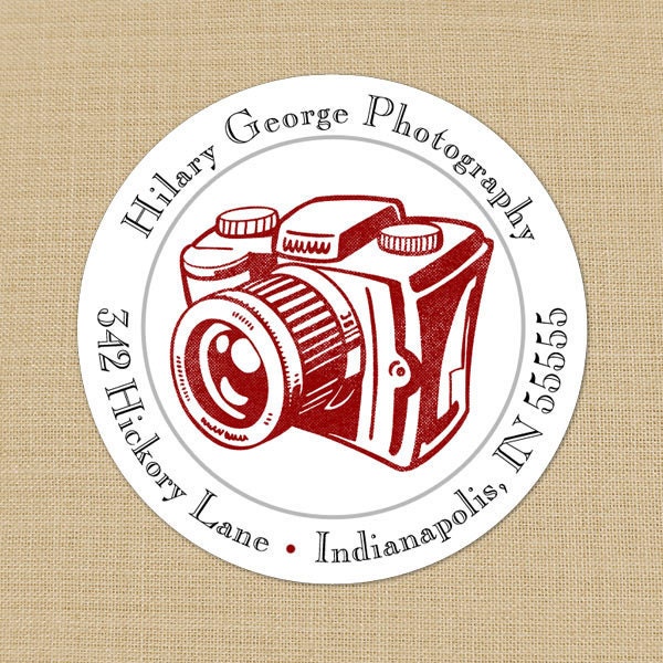 Classic Camera - Custom Address Labels or Stickers