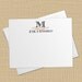 Fancy Bracket Initial Monogram - Custom Address Labels or Stickers
