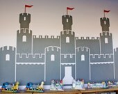 Vinyl Medieval Castle- SMALL- Vinyl Wall Decal