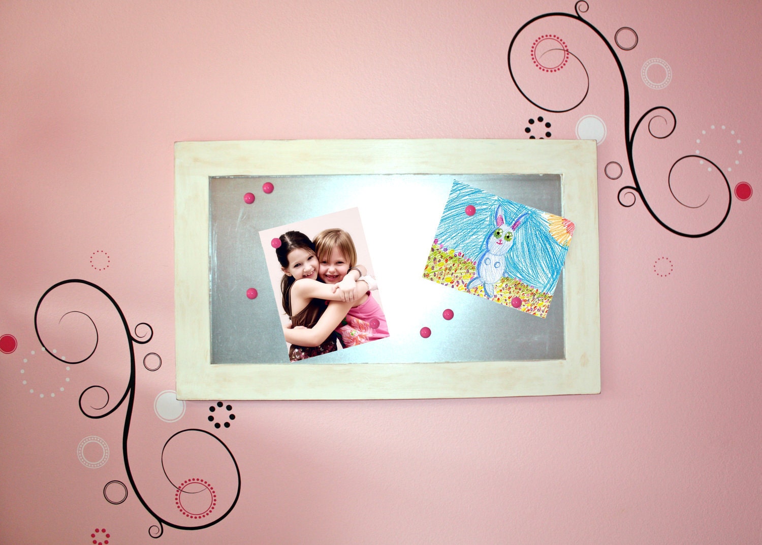 Girly Circle Swirls- Vinyl Wall Decals