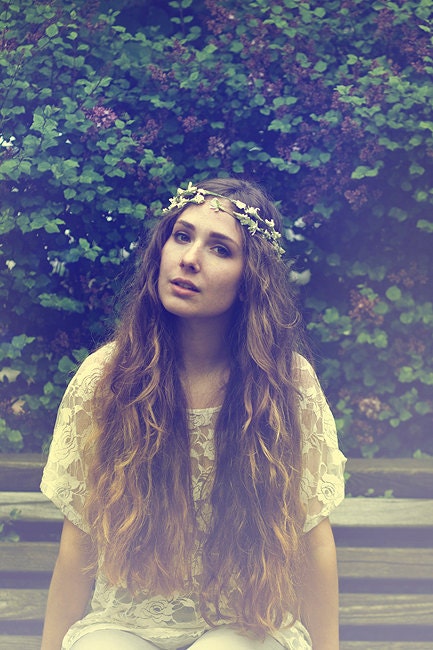RESERVED - Double Flower Garden Crown