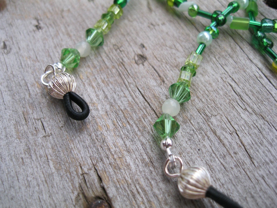 Kelly Green Eyeglass Chain