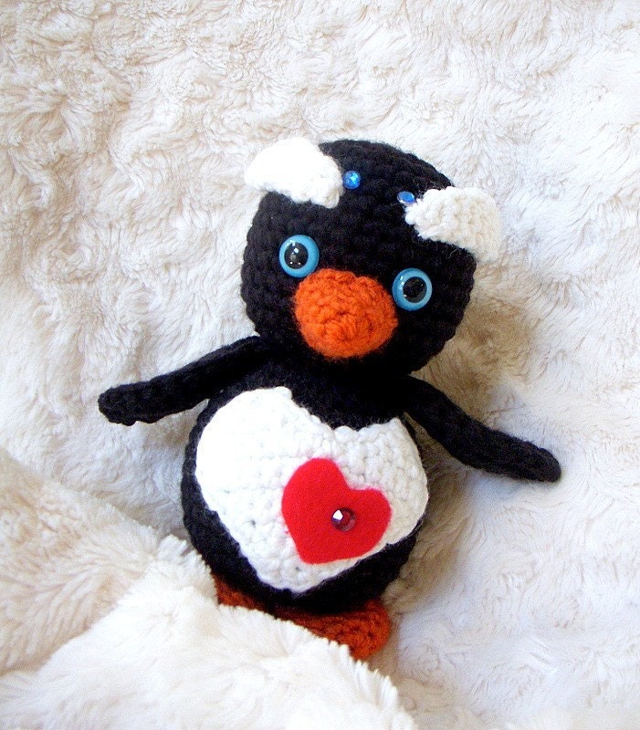Crochet amigurumi pattern - Little Baby penguin - Amigurumi animal tutorial PDF