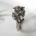Dogwood Flower Ring Sterling Silver Handmade Jewelry