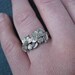 Dogwood Flower Ring Sterling Silver Handmade Jewelry