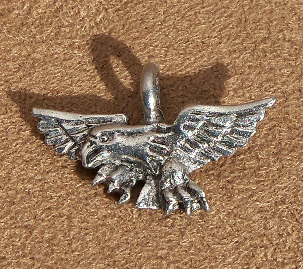 Silver Eagle Charm
