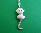 Monkey Necklace sterling silver Pendant Gift Kid Teen Girl Woman Sister Jewelry mom  for her spring