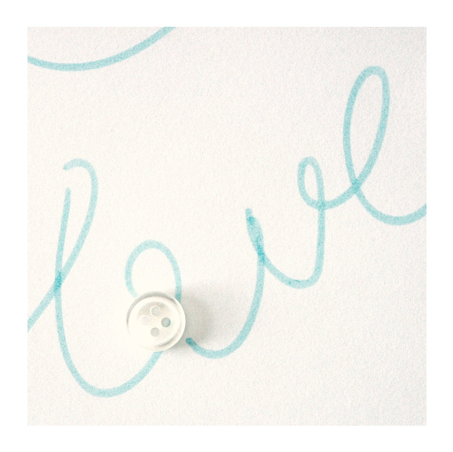 Handwritten Love - fine art photography print 5x5 - DomesticStoriesShop