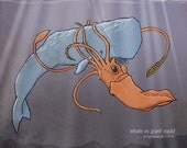 Whale vs Giant Squid