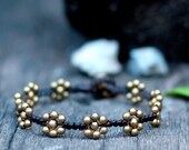 Flower Brass Kid Bracelet