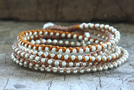 Salmon Wrap Silver Hip Bracelet