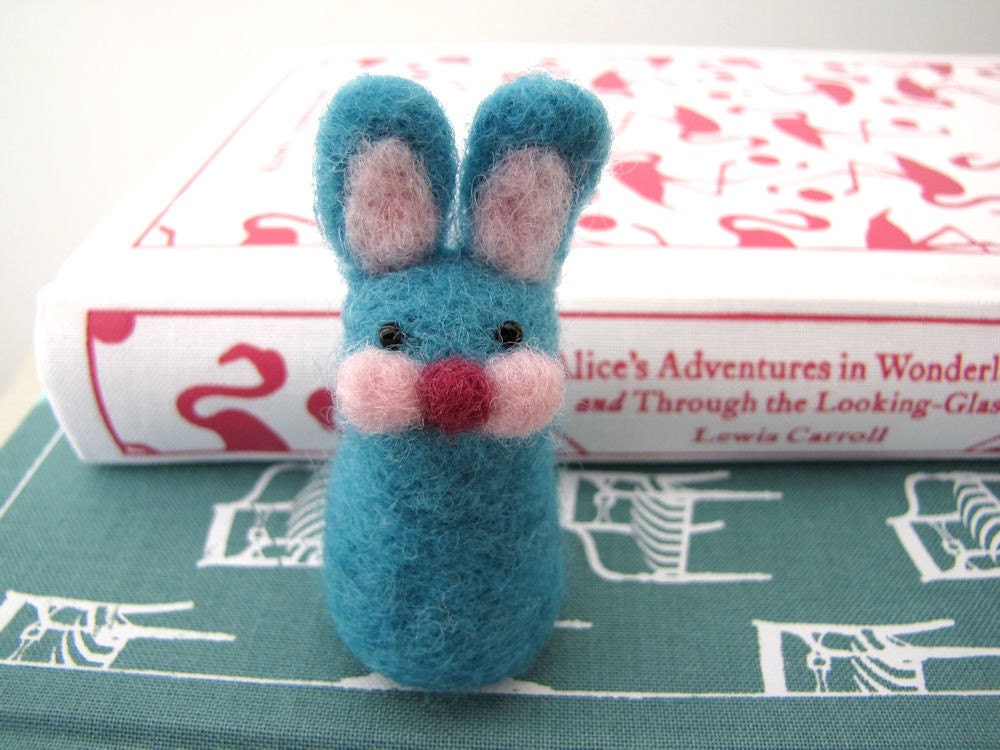 Little Needle Felted Bunny - Flora