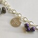 Hunger Games Peeta charm bracelet inspired by The Hunger Games movie and books with bread nightlock berries real not charms