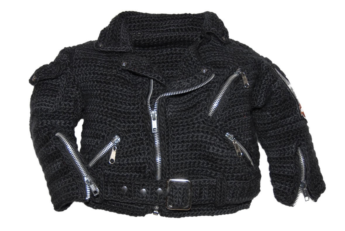 Motorcycle Jacket Crochet Pattern