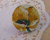 Yellow Poppy Ring