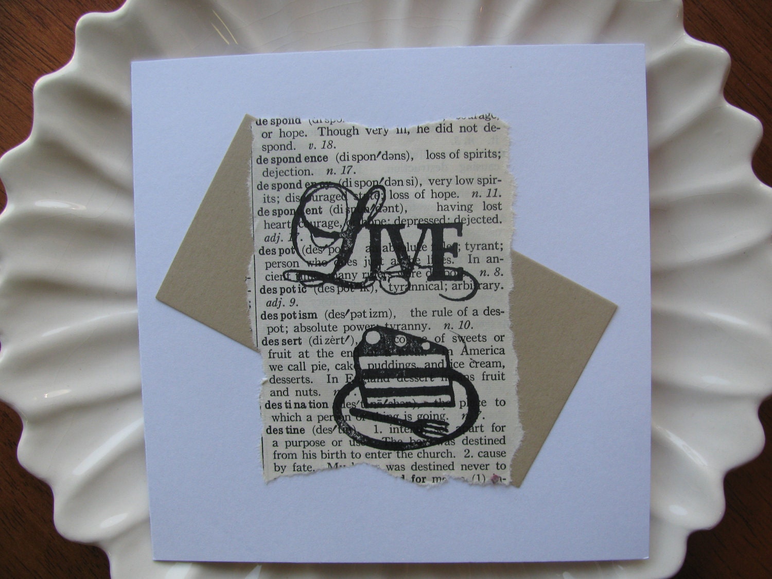 Live for Cake Card