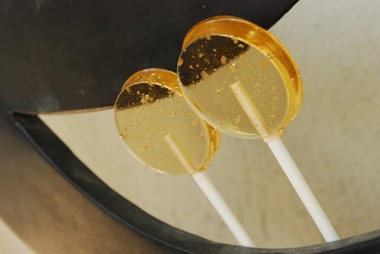 Salted Caramel Subscription Lollipops  - pick your dates - artisan hard candy subscription