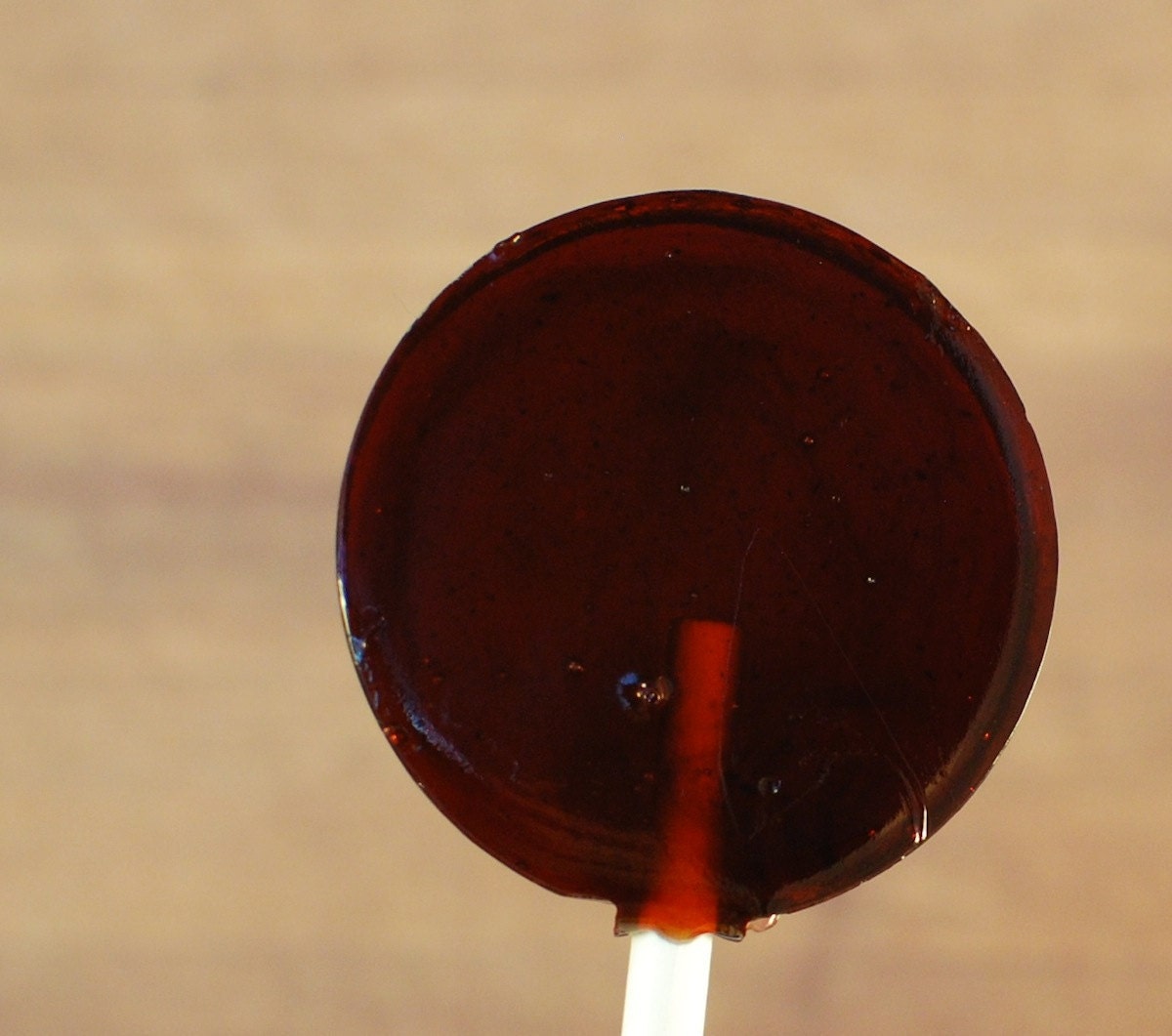 12 Hazelnut Coffee Lollipops - gourmet hard candy suckers