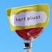 12 Tart Pluot (plum apricot) Lollipops - handmade sour hard candy lollipops