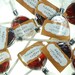 12 Hazelnut Coffee Lollipops - gourmet hard candy suckers