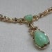 Barclay Art Glass Necklace in Mint Green