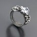 Fine Silver Ring - Lavender Purple Cubic Zirconia Ring - Lily