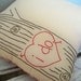 Custom listing for Allison. Price difference for love birds.  Large Primitive Style Love Faux Bois Stitched Pillow