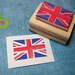 Union Jack - Hand carved rubber stamp by Skull and Cross Buns
