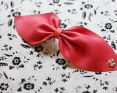 Bow-Bow Tangerine - leather bracelet - SALES