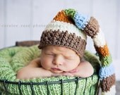 Multi-colored Elf Hat