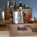 Biker Dad Flask Gift set