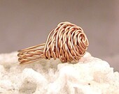 Knotted in Love - Handwoven Bronze Knotted Ring
