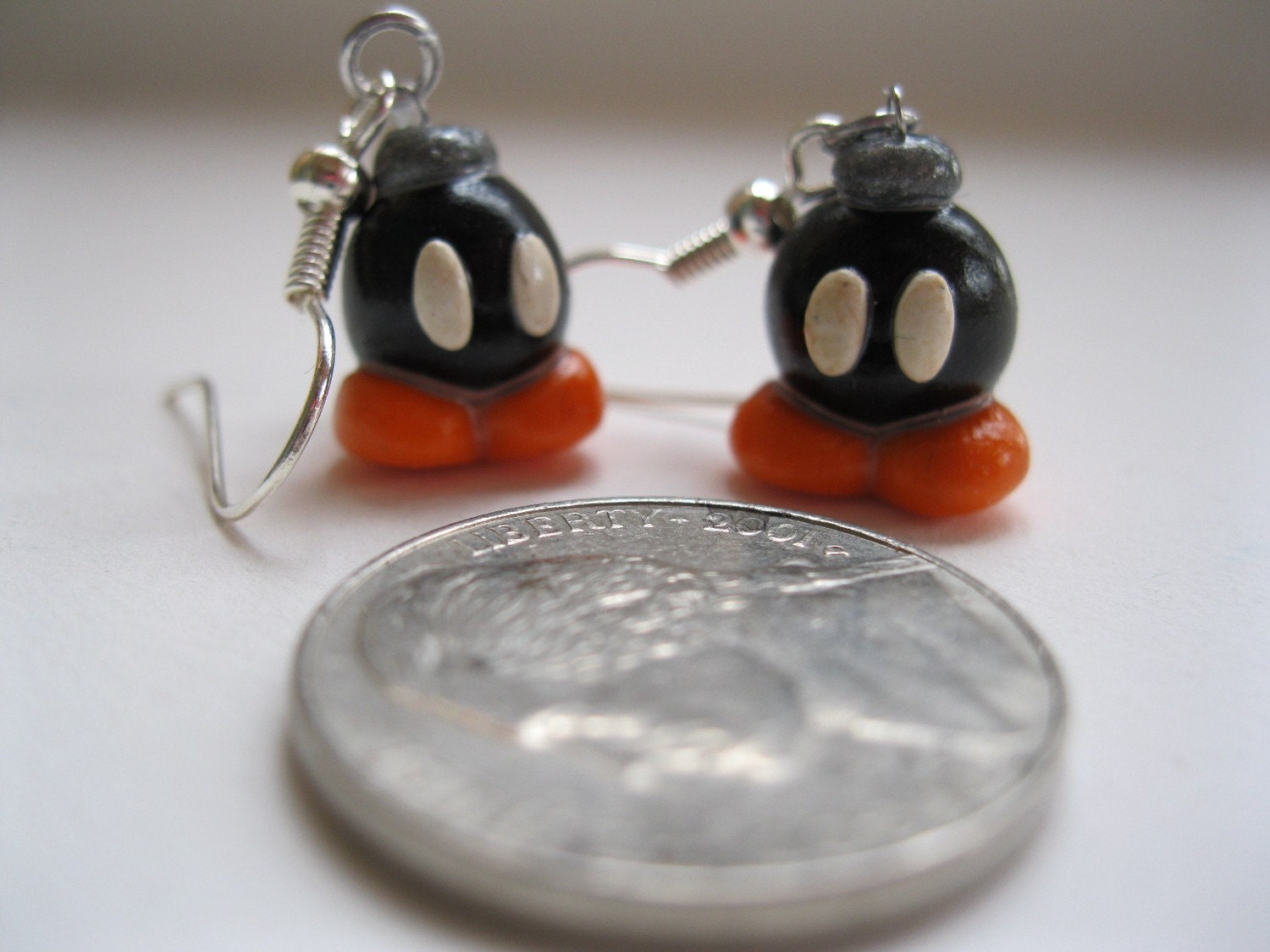 Medium Bob-omb earrings