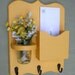 Mail Organizer - Letter Holder - Mail Holder - Key Hooks - Key Rack - Jar Vase - Organizer