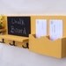 Mail Organizer - Coat Rack - Mail Holder - Letter Holder - Chalkboard - Chalk board - Key Hooks - Jar Vase - Organizer - Coat Rack - Wood