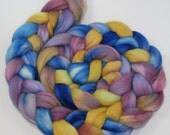 Parnassus - hand dyed Polwarth wool combed top - 4 oz