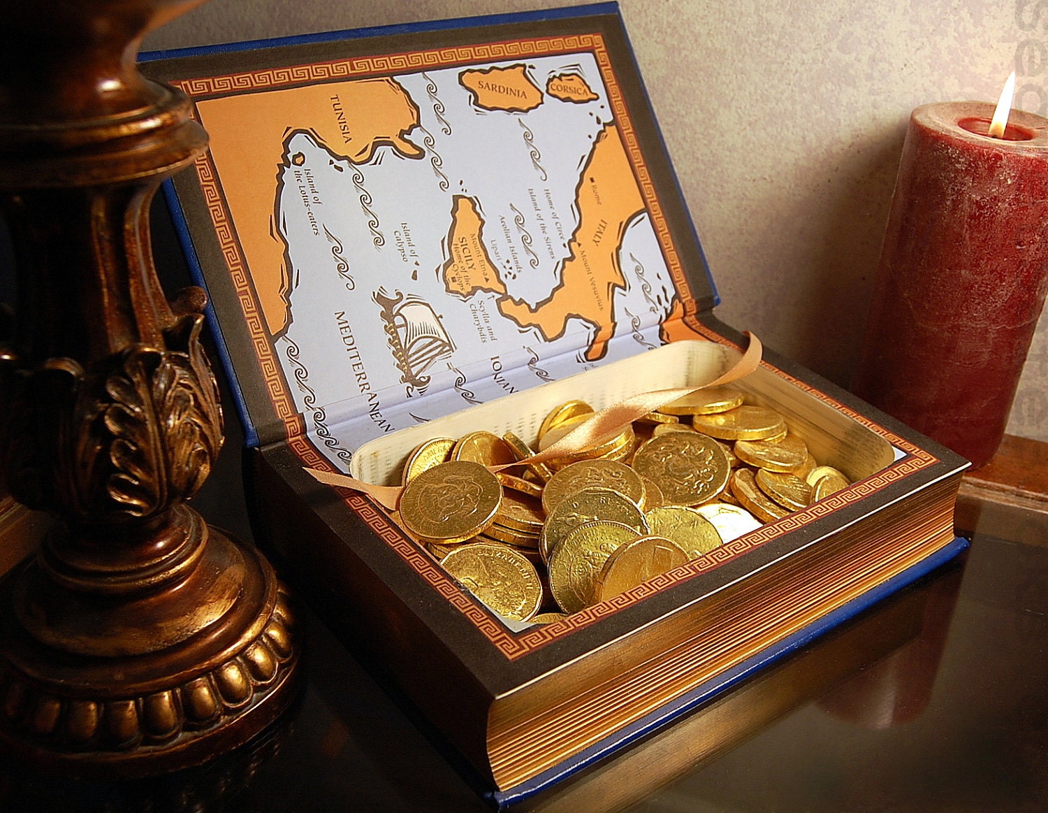 Hollow Book Safe (The Iliad and the Odyssey)