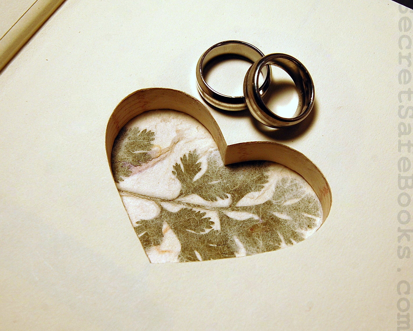 Hollow Book Safe with Heart (The Book of Us)