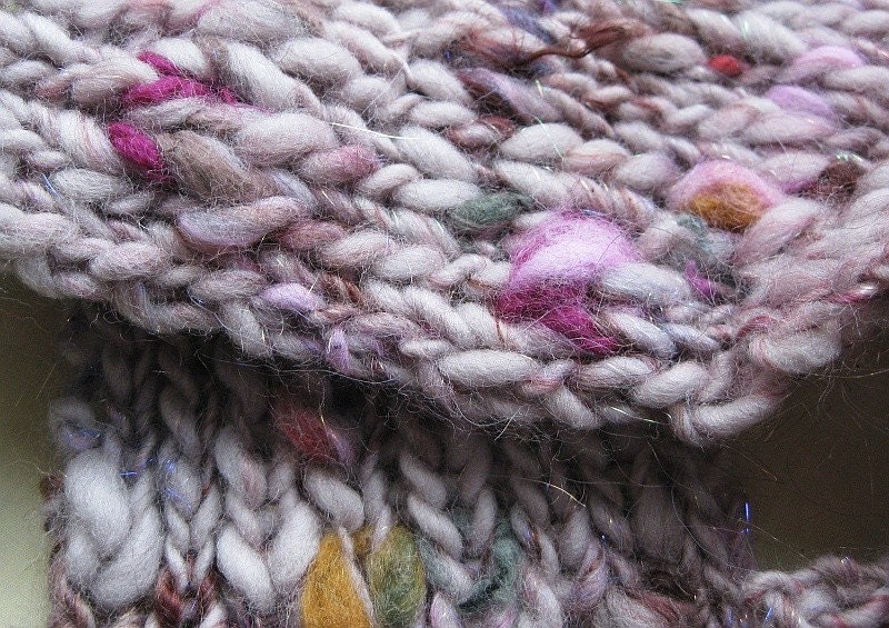 Opalescence - Handspun, handknit scarf