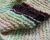 Easter Grass - Handspun, handknit scarf