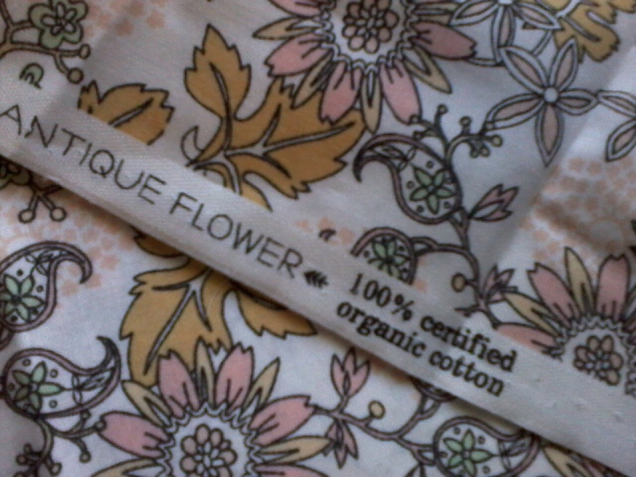 Miscellany 1/2 yard 100% Certified organic cotton