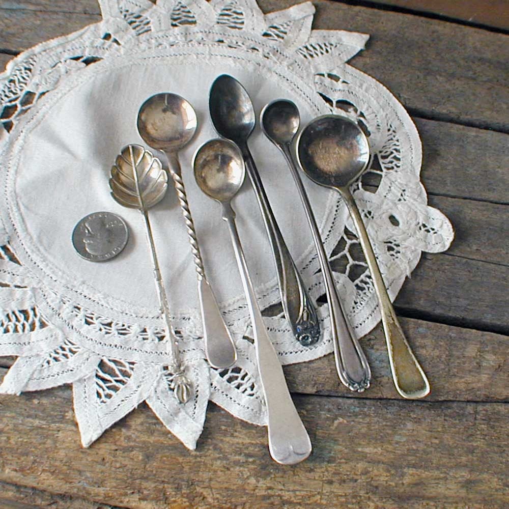 Vintage Condiment Spoons