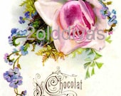 Vintage French Chocolate Poulain Card Decals