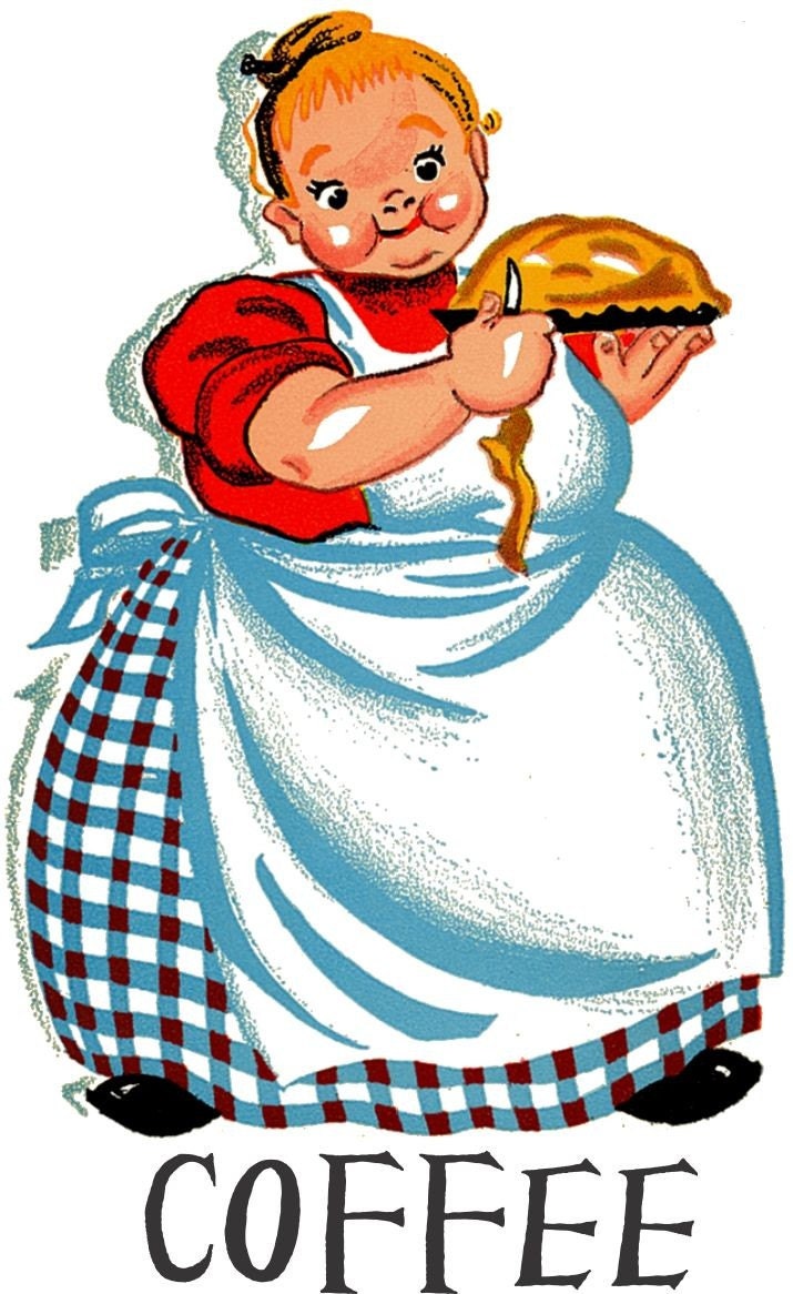 1950 Retro Style Baker and Chef Canister Spices Decals