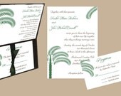 tropical wedding invitations