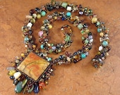 Jasper Splash Necklace